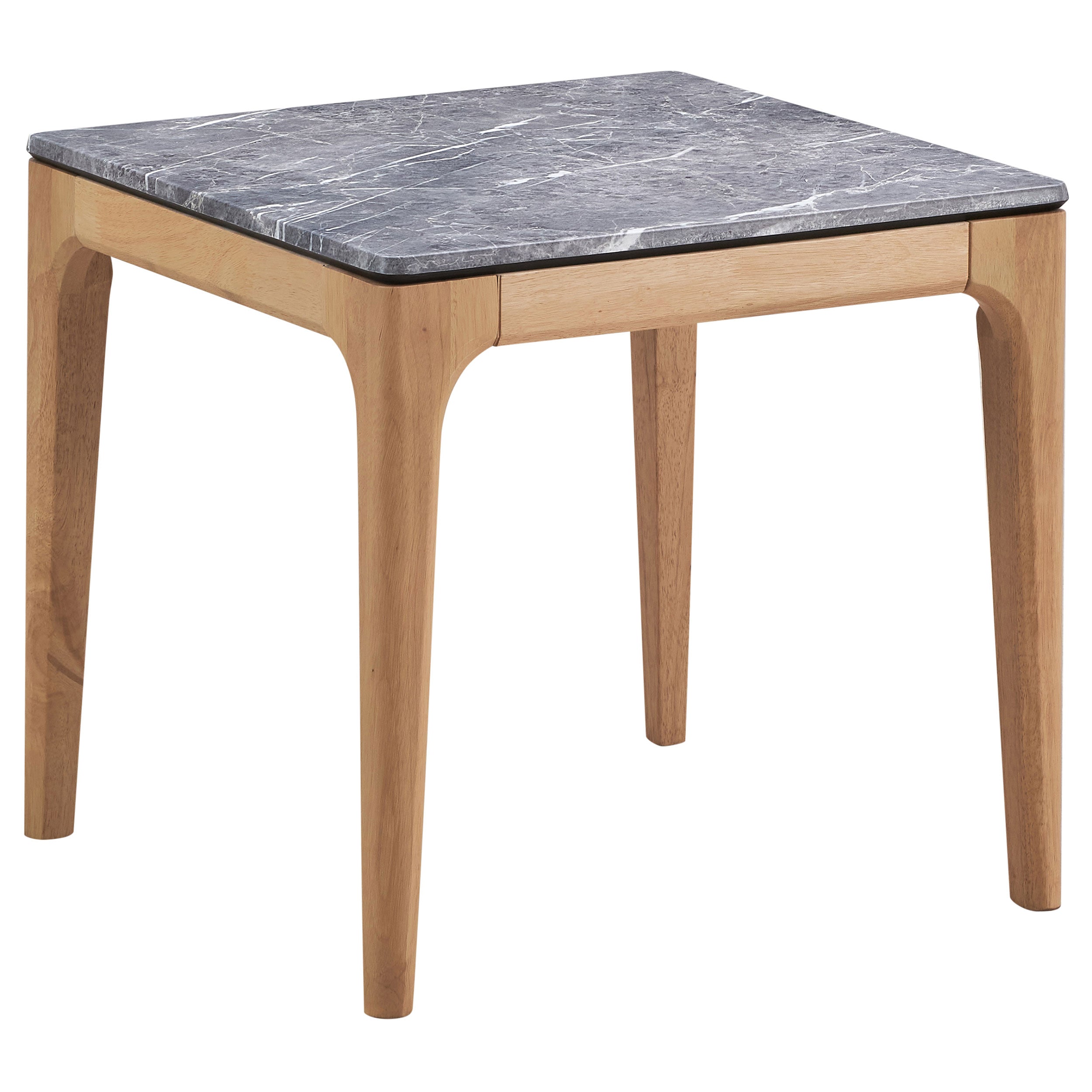 Best Furniture Outlet - Coaster - Polaris Square SmartTop Side End Table Grey and Light Oak - 707857