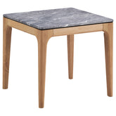 Best Furniture Outlet - Coaster - Polaris Square SmartTop Side End Table Grey and Light Oak - 707857