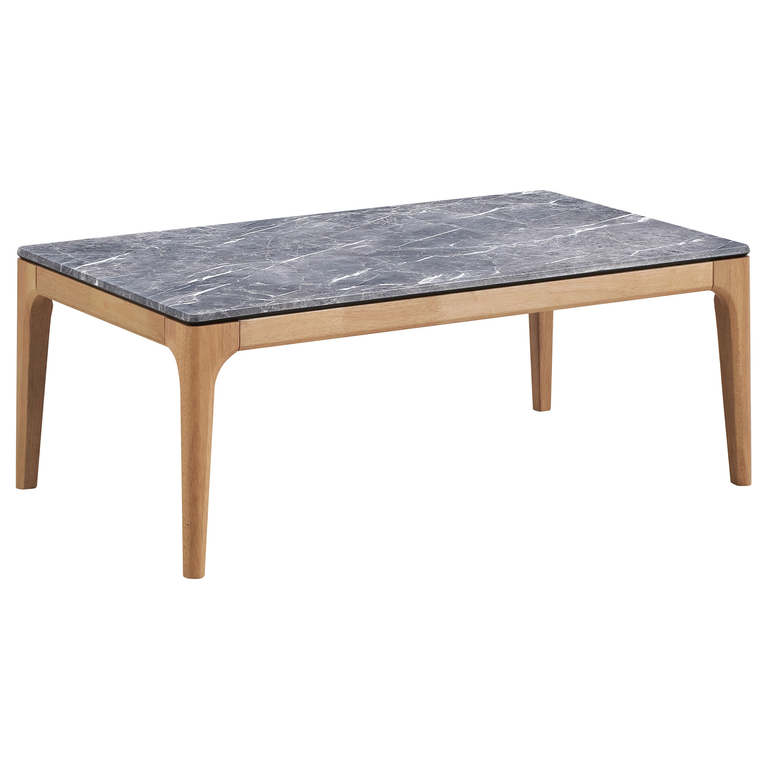 Best Furniture Outlet - Coaster - Polaris Rectangular SmartTop Coffee Table Grey and Light Oak - 707858