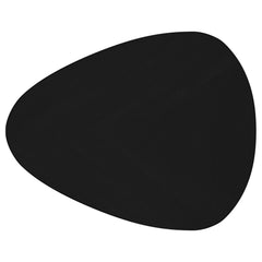 Odessa Triangular Solid Wood End Table Black