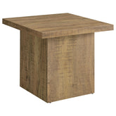 Best Furniture Outlet - Coaster - Devar Square Engineered Wood End Table Mango Brown - 708067
