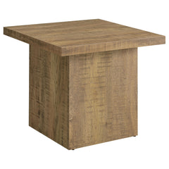 Best Furniture Outlet - Coaster - Devar Square Engineered Wood End Table Mango Brown - 708067
