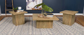Best Furniture Outlet - Coaster - Devar 3-piece Square Coffee and End Table Set Mango - 708068-S3