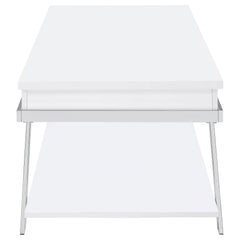 Marcia Rectangular Lift Top Coffee Table White High Gloss