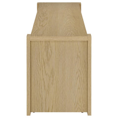 Laurelton 60-inch 2-door TV Stand Media Console Light Oak