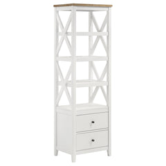 Hollis 3-piece 67-inch TV Stand Entertainment Center White