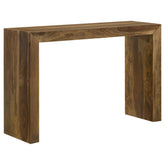 Best Furniture Outlet - Coaster - Odilia Rectangular Solid Wood Entryway Console Table Auburn - 708419