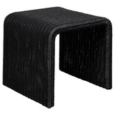 Best Furniture Outlet - Coaster - Cahya Woven Rattan Square End Table Black - 708517