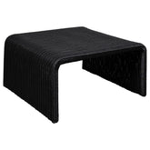 Best Furniture Outlet - Coaster - Cahya Woven Rattan Square Coffee Table Black - 708518