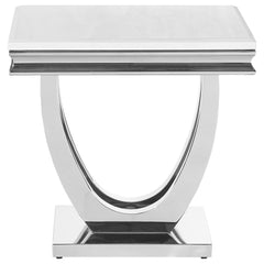 Kerwin 3-piece Rectangular Coffee and End Table Set Chrome