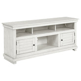 Best Furniture Outlet - Coaster - Payne 60-inch TV Stand Media Console Distressed White - 710052
