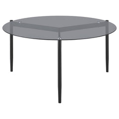Rosalie 2-piece Round Coffee and End Table Set Grey