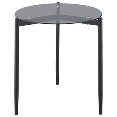 Rosalie 3-piece Round Coffee and End Table Set Grey