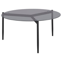 Rosalie 3-piece Round Coffee and End Table Set Grey