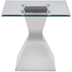 Jenny 3-piece Rectangular Coffee and End Table Set Chrome