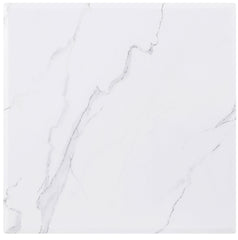 Visalia 2-piece Faux Marble Coffee and End Table Set White