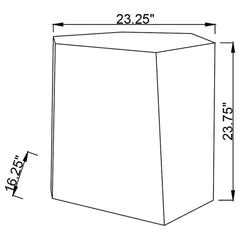 Capella 3-piece Mirrored Coffee and End Table Set Silver