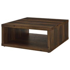 Frisco 2-piece Coffee and End Table Set Dark Pine