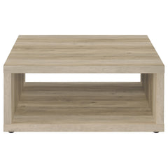 Frisco 2-piece Coffee and End Table Set Distressed Pine