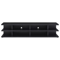 Cartmill 78-inch 2-tier TV Stand Media Console Black