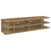 Best Furniture Outlet - Coaster - Cartmill 78-inch 2-tier TV Stand Media Console Mango - 710543