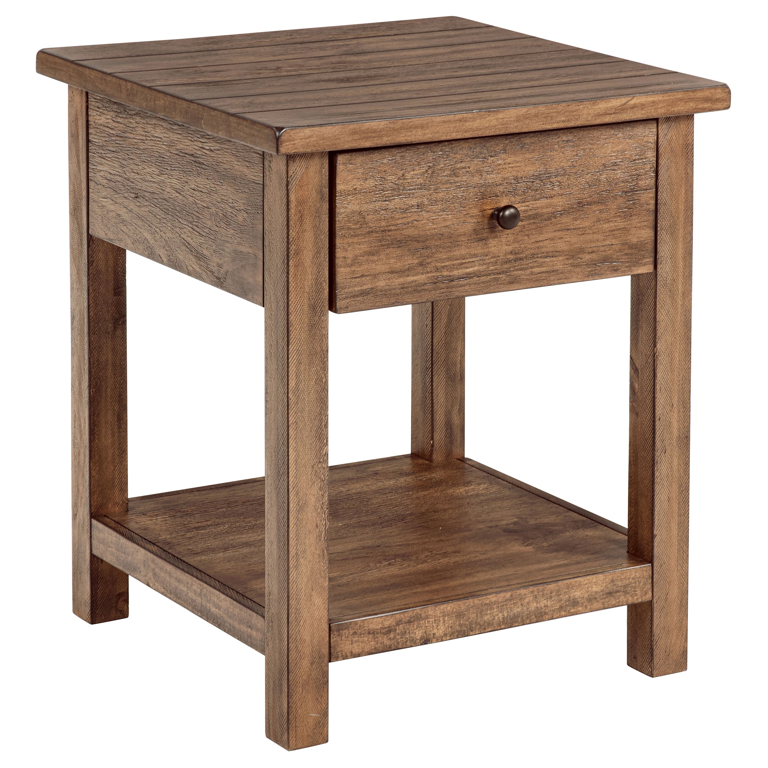 Best Furniture Outlet - Coaster - Payne 1-drawer Wood End Table with Shelf Distressed Brown - 710547