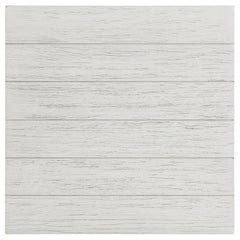 Payne 1-drawer Wood End Table with Shelf Distressed White