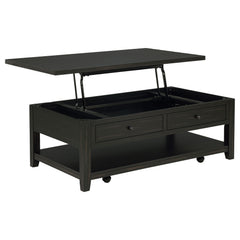 Best Furniture Outlet - Coaster - Payne 48-inch Mobile Lift Top Coffee Table Distressed Java - 710565