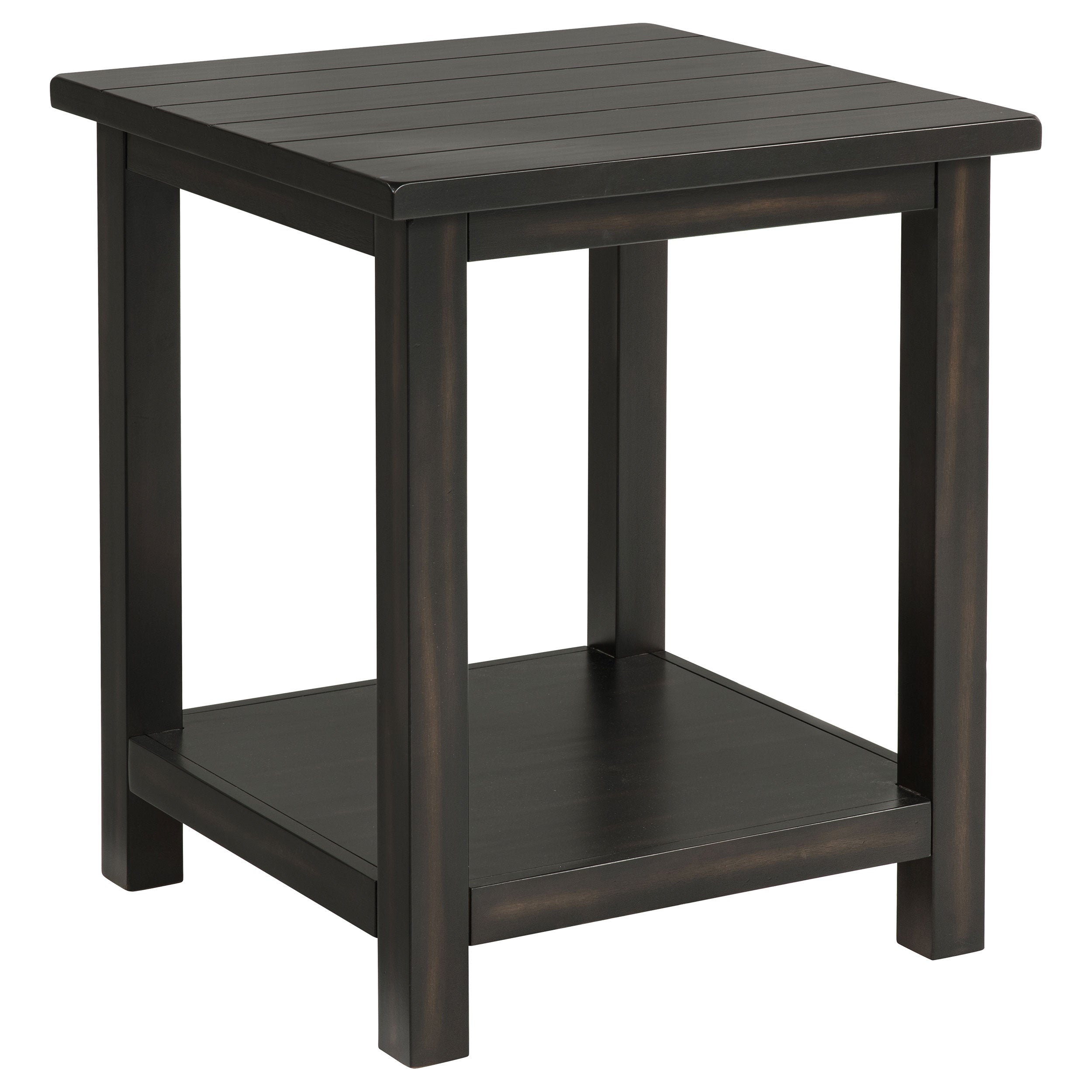 Best Furniture Outlet - Coaster - Payne Wood End Table with Shelf Distressed Java - 710566