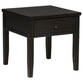 Best Furniture Outlet - Coaster - Concord 1-drawer Square End Table Distressed Java - 710577