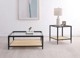 Best Furniture Outlet - Coaster - Amherst 2-piece Coffee and End Table Set Black - 710658-S2
