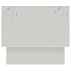 Ebby 2-piece Genuine Marble Top Nesting Coffee Tables White