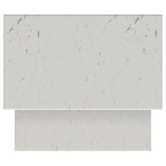 Ebby 2-piece Genuine Marble Top Nesting Coffee Tables White