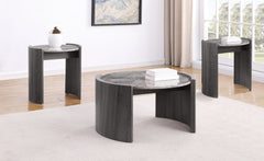 Best Furniture Outlet - Coaster - Gladstone 3-piece Coffee and End Table Set Distressed Grey - 710758-S3