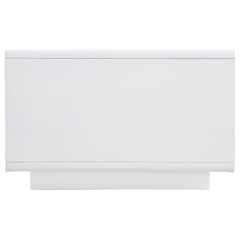 Paseo Rectangular Cocktail Coffee Table White High Gloss