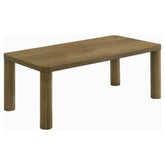 Best Furniture Outlet - Coaster - Castlewood Engineered Wood Cocktail Coffee Table Brown Oak - 710858