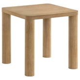 Best Furniture Outlet - Coaster - Castlewood Engineered Wood Accent Side End Table Light Oak - 710867
