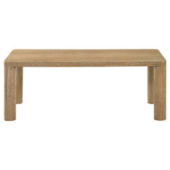 Castlewood 2-piece Cocktail Coffee Table Set Light Oak