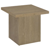 Best Furniture Outlet - Coaster - Devar Square Engineered Wood Side End Table Latte - 710917