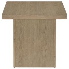 Devar 2-piece Square Cocktail Coffee End Table Set Latte