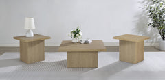 Best Furniture Outlet - Coaster - Devar 3-piece Square Cocktail Coffee End Table Set Latte - 710918-S3