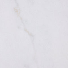 Jason Round White Marble Top Side End Table Honey Brown