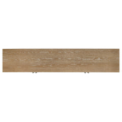 Brenham 79-inch 4-door TV Stand Media Console Washed Oak