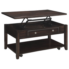 Bradford 2-piece Lift Top Coffee and End Table Set Walnut