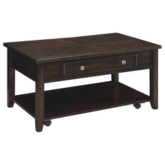 Bradford 3-piece Lift Top Coffee and End Table Set Walnut