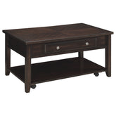 Best Furniture Outlet - Coaster - Bradford Rectangular Wood Lift Top Coffee Table Walnut - 721038