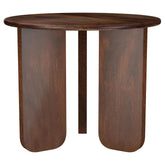 Best Furniture Outlet - Coaster - Dale Round Solid Mango Wood Side End Table Brown - 721997