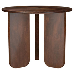 Best Furniture Outlet - Coaster - Dale Round Solid Mango Wood Side End Table Brown - 721997