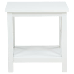 Skyview 2-piece Rectangular Lift Top Coffee Table Set White