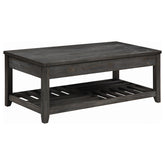 Best Furniture Outlet - Coaster - Cliffview Rectangular Wood Lift Top Coffee Table Grey - 722288